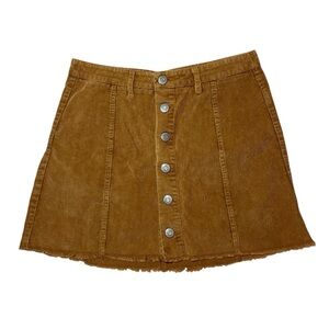 Aero High Rise Corduroy Skirt